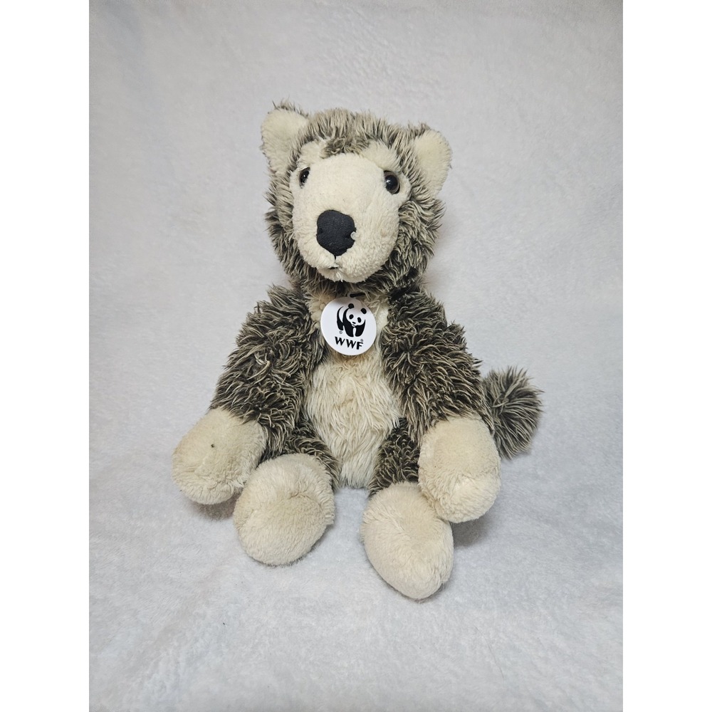 Retired Build A Bear Wwf World Wildlife Fund Series Timber Wolf 2010